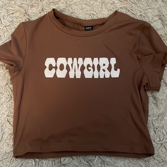 Cowgirl Cropped Tee! - Picture 2 of 2